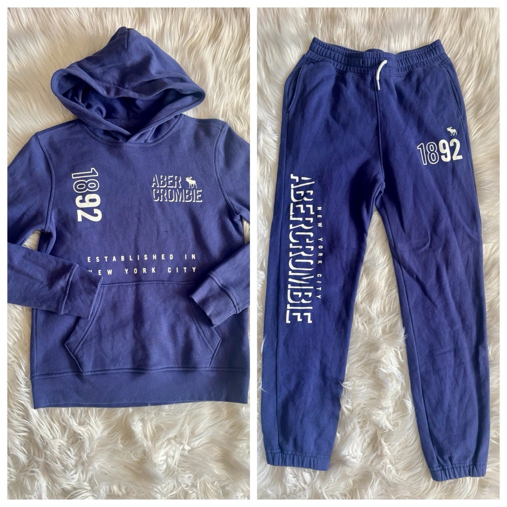 S O L D!!!! Abercrombie Kids Purple Hoodie and Sweatpants set